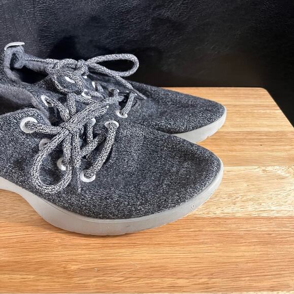 Allbirds Gray The Wool Runner Sneakers‎ Size 8 - Picture 2 of 8